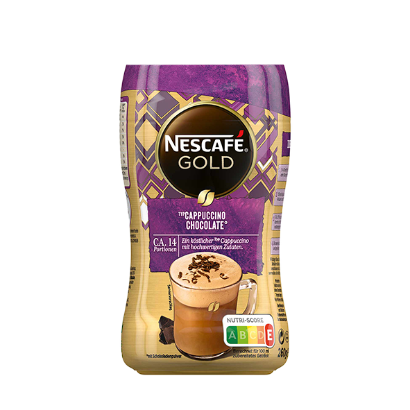 Nescafé Gold Cappuccino Chocolate, 260g Dose