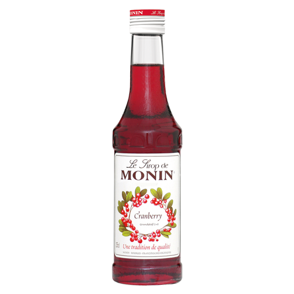 Monin Sirup Cranberry, 0,25L