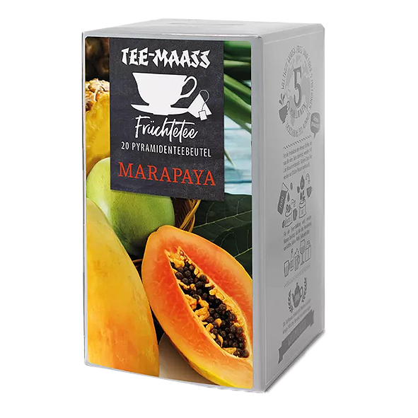 Tee-Maass Früchtetee Marapaya, 20 Pyramidenbeutel
