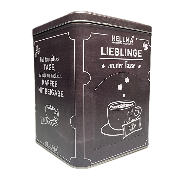 Hellma Dispenser Metallbox, 17 x 17 x 22cm