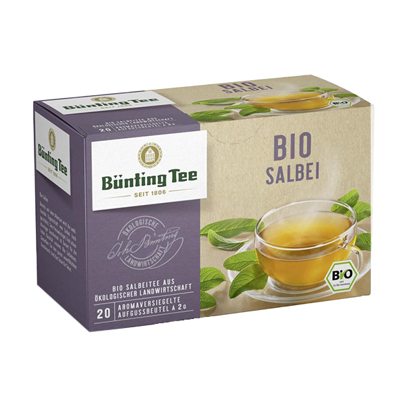 Bünting Tee Bio Salbei, 20 Tassenbeutel