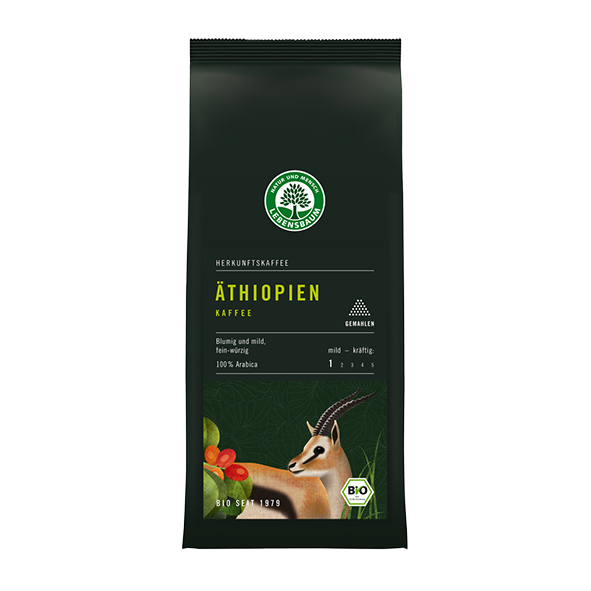 Lebensbaum Bio Äthiopien Kaffee 250g, gemahlen