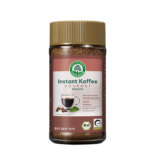 Lebensbaum Bio Instant Kaffee Gourmet, 100g Instant