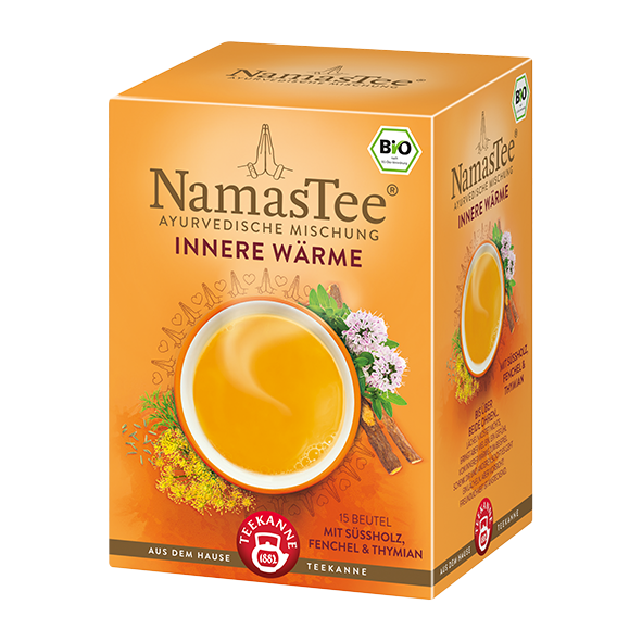 Teekanne NamasTee® Bio Innere Wärme mit Süßholz, Fenchel &amp; Thymian