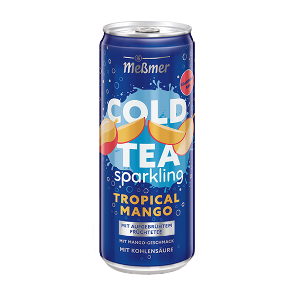 Meßmer Cold Tea sparkling Tropical Mango, 0,33L