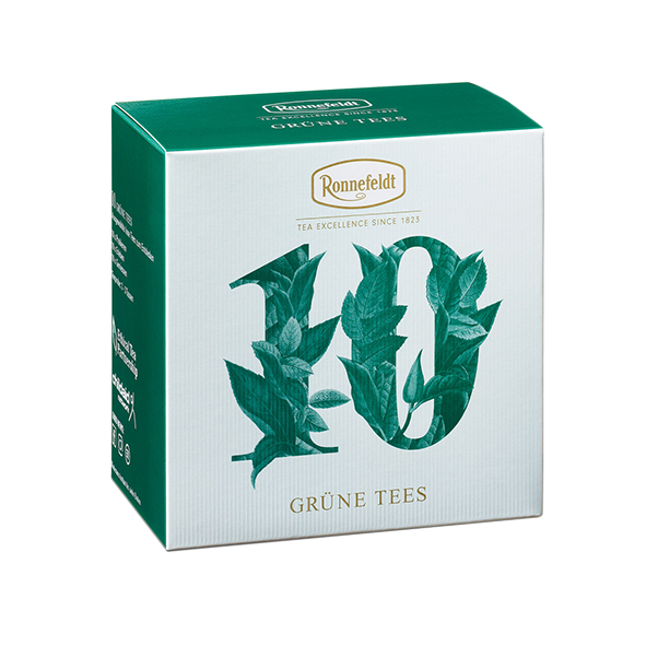 Ronnefeldt Bio Probierbox Grüne Tees, 10 Portionsbeutel