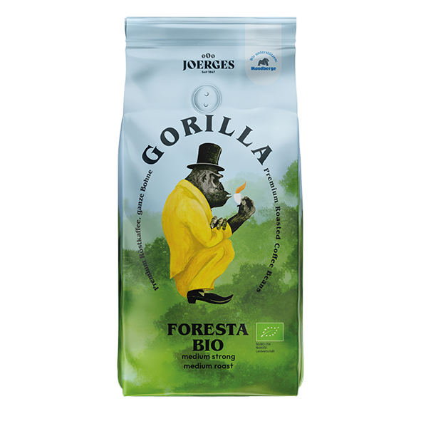 Gorilla Bio Foresta, 1000g ganze Bohne