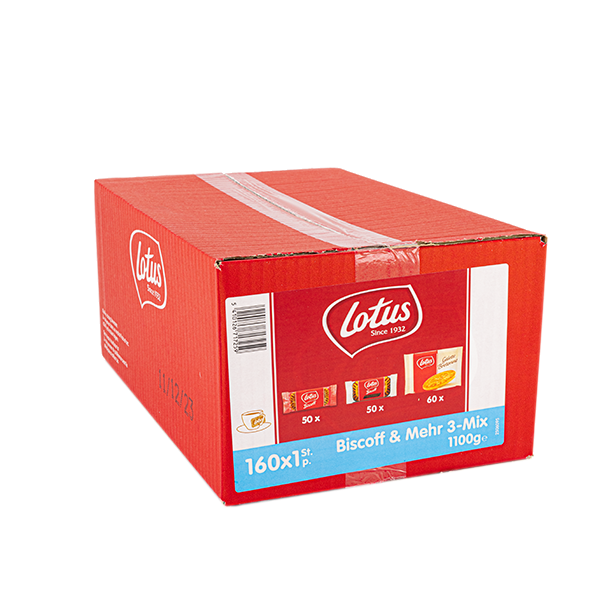 Lotus Biscoff Mix Box, 160 Stück