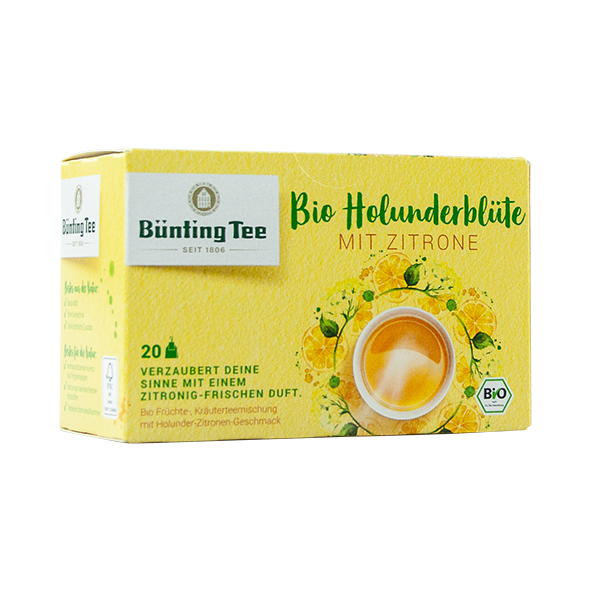 Bünting Tee Bio Holunderblüte mit Zitrone