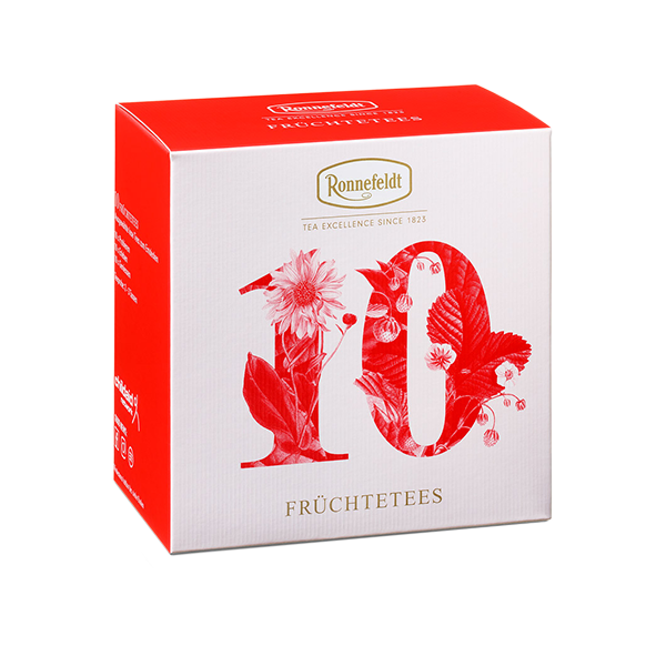 Ronnefeldt Probierbox Früchtetees, 10 Teebeutel