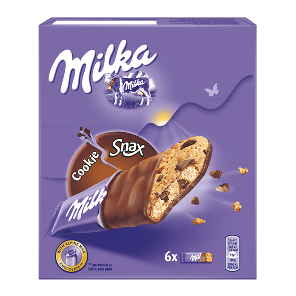 Milka Cookie Snax, 165g