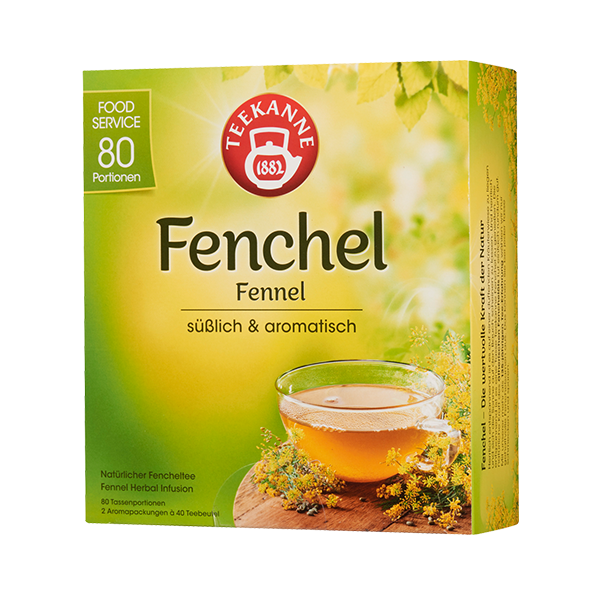 Teekanne Fenchel, 80 Beutel