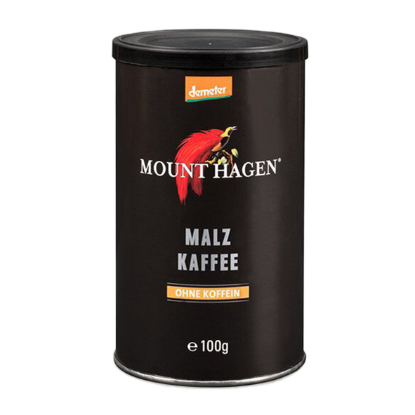 Mount Hagen Bio Malz Kaffee koffeinfrei, 100g Dose