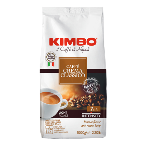 KIMBO Caffé Crema Classico, 1000g ganze Bohne
