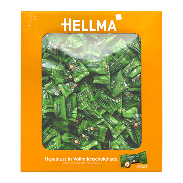 Hellma Haselnuss in Vollmilchschokolade ca. 380 Portionen