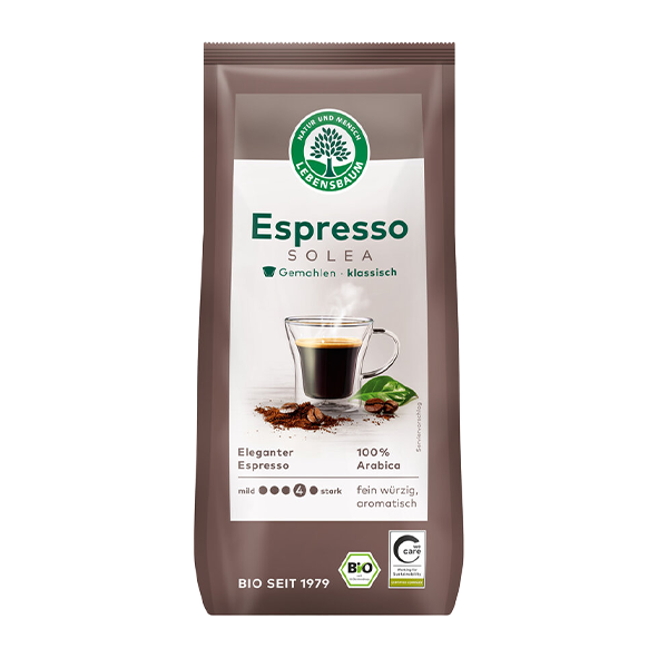 Lebensbaum Bio Solea Espresso, 250g gemahlen