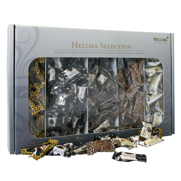Hellma Selection Box (Auswahl an schokoladigen Köstlichkeiten)