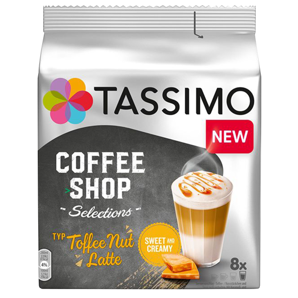 Tassimo Coffee Shop Selections Toffee Nut Latte