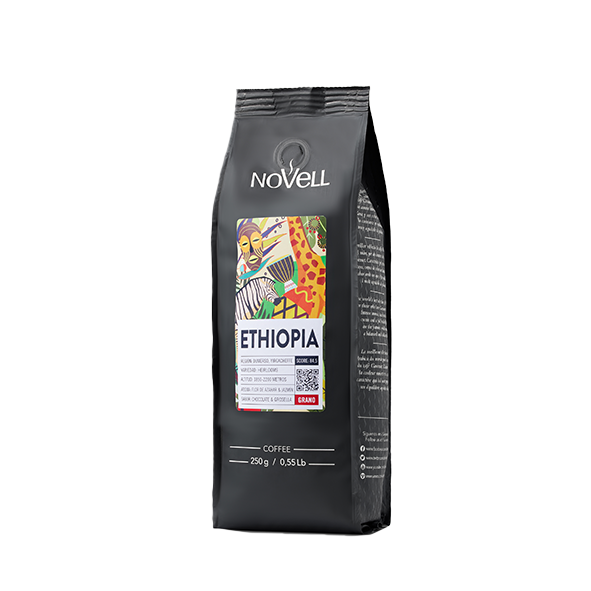Novell Ethiopia Monovariety Specialty Coffee, 250g ganze Bohne