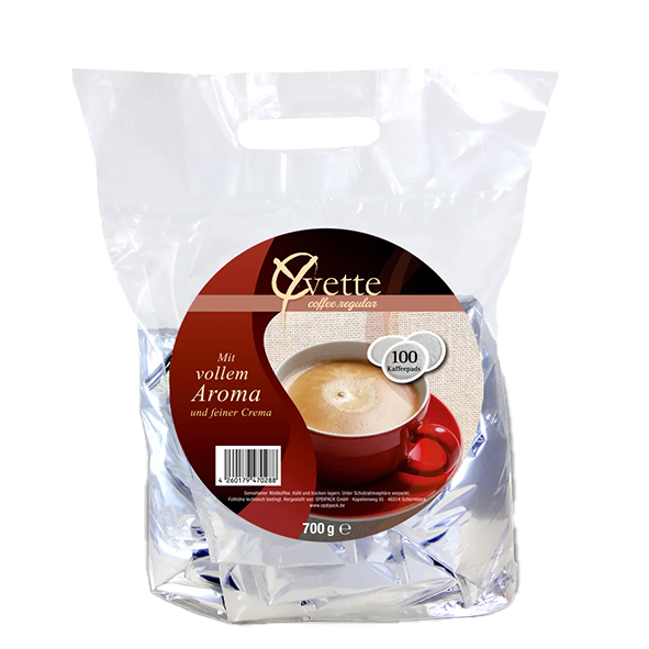 Yvette Coffee Regular, 100 Kaffeepads