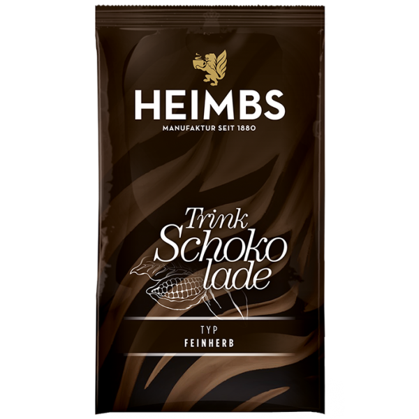 HEIMBS Trinkschokolade Feinherb, 100x 40g