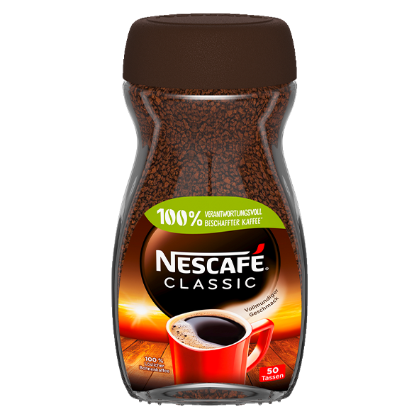 Nescafé Classic löslicher Bohnenkaffee, 100g