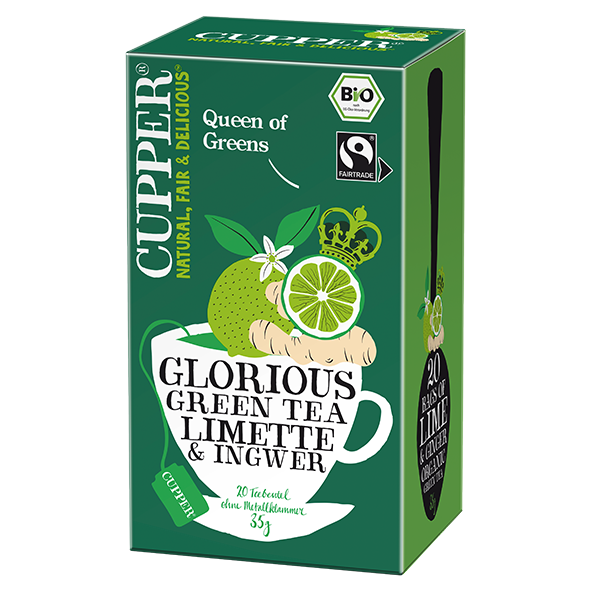 Cupper Bio Grüner Tee Limette Ingwer