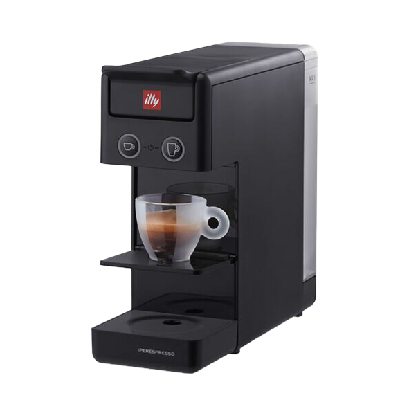 illy Y3.3 Iperespresso Maschine für Espresso &amp; Kaffee, Schwarz