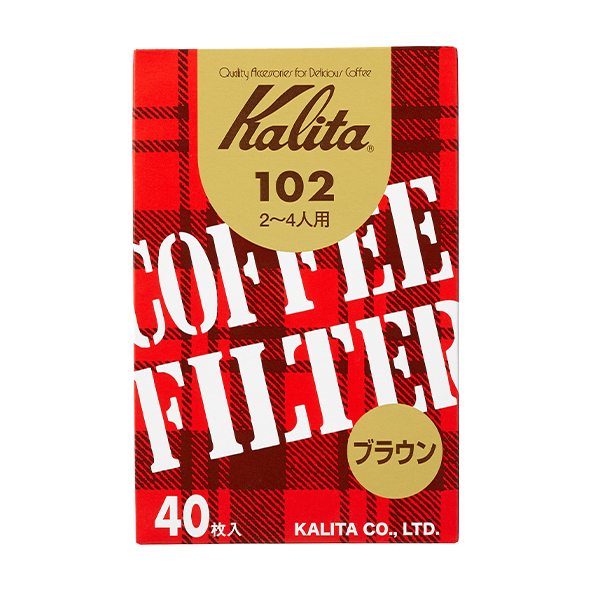 Kalita 102 Coffee Filter braun, 40 Stück