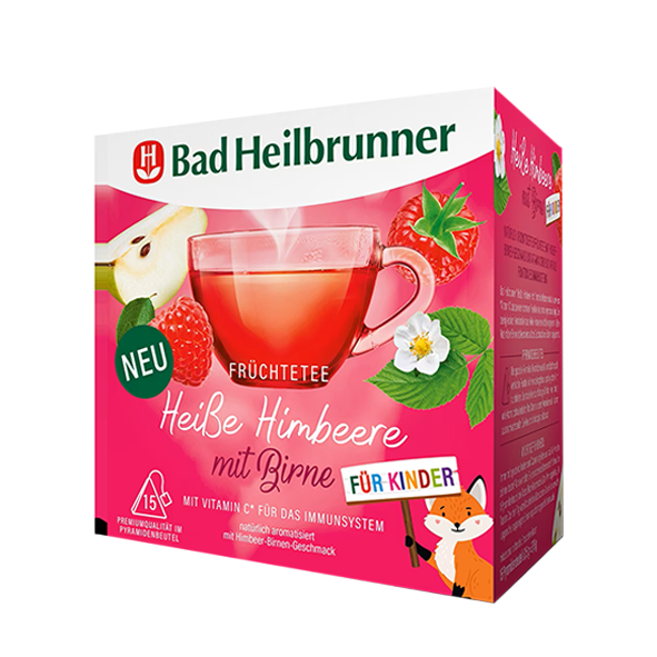 Bad Heilbrunner® Heiße Himbeere mit Birne für Kinder