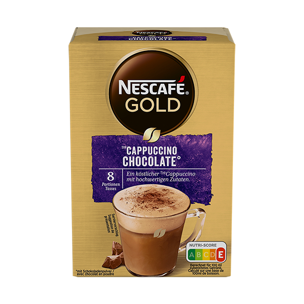 Nescafé Gold Cappuccino Chocolate, 8 Portionen