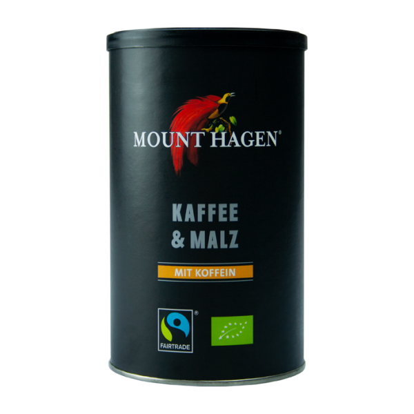 Mount Hagen Bio Kaffee &amp; Malz, 100g Dose