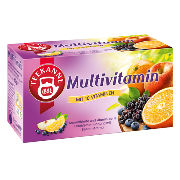 Teekanne Multivitamin mit 10 Vitaminen