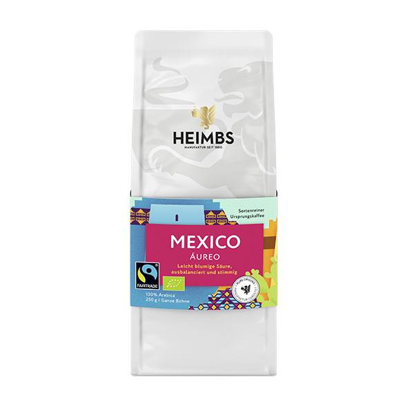 HEIMBS Pure Origins Bio Mexico Áureo, 250g ganze Bohne