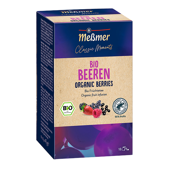Meßmer Bio Classic Moments Beeren Berries, 18 Teebeutel
