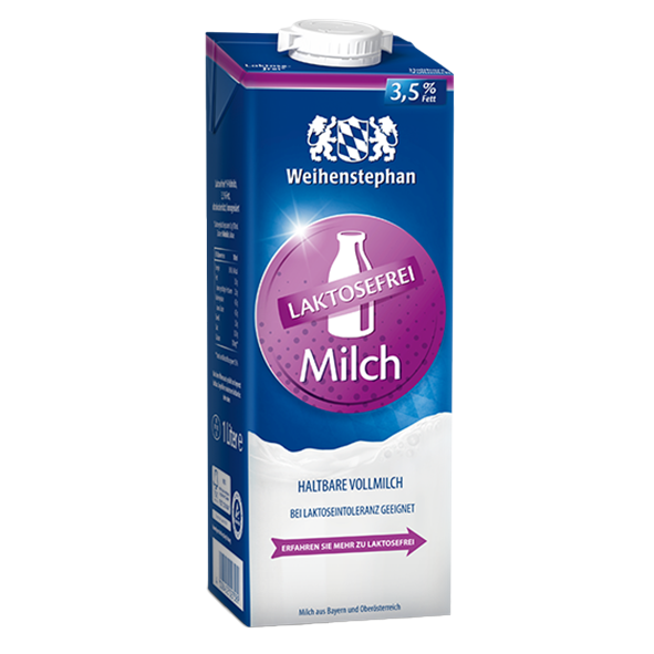 Weihenstephan laktosefreie* H-Milch, 3,5%