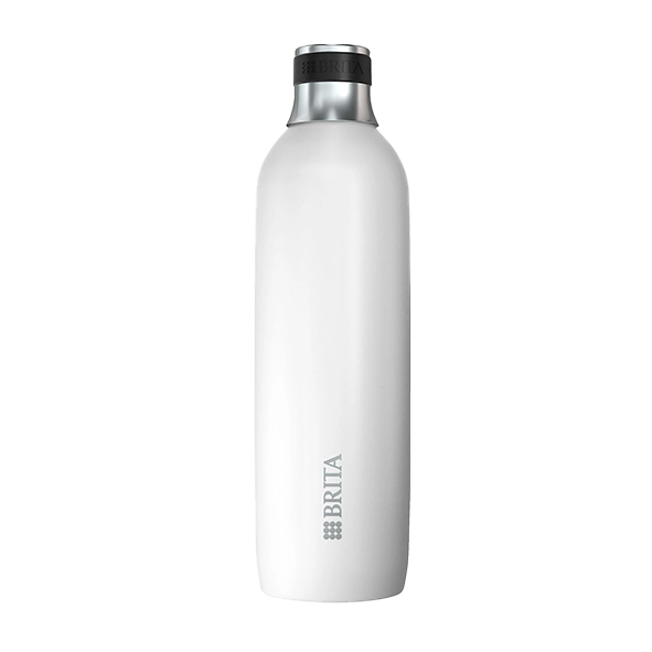 Brita Wassersprudler SodaTrio Edelstahlflasche Weiß groß