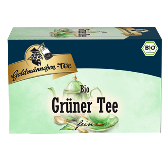 Goldmännchen-TEE Bio Grüner Tee, 20er