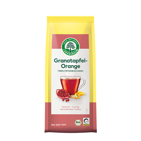 Lebensbaum Bio Granatapfel-Orange, 75g loser Tee