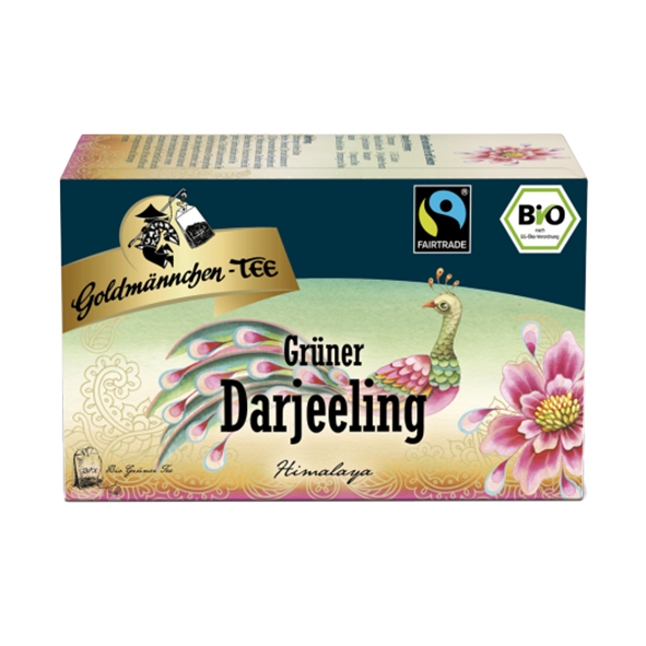 Goldmännchen-TEE Bio Grüner Darjeeling