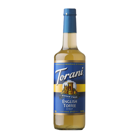 Torani English Toffee Sugar Free, 0,75L