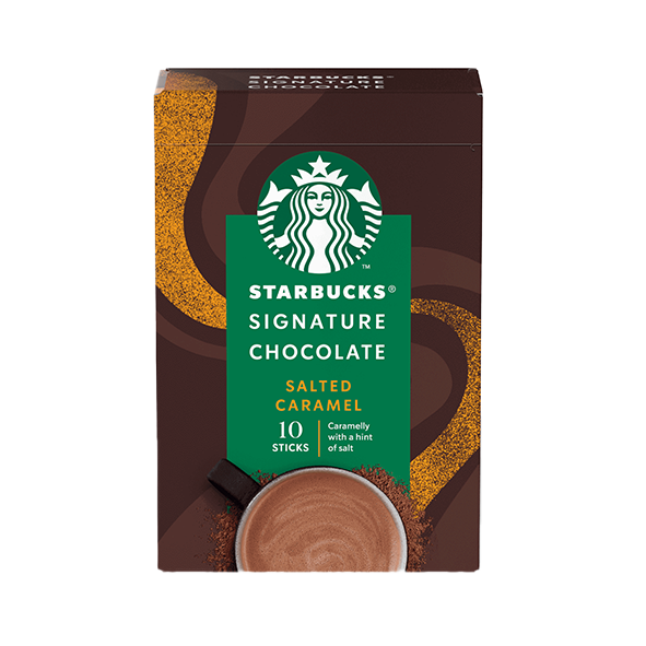 Starbucks Signature Chocolate Salted Caramel, 10 Sticks