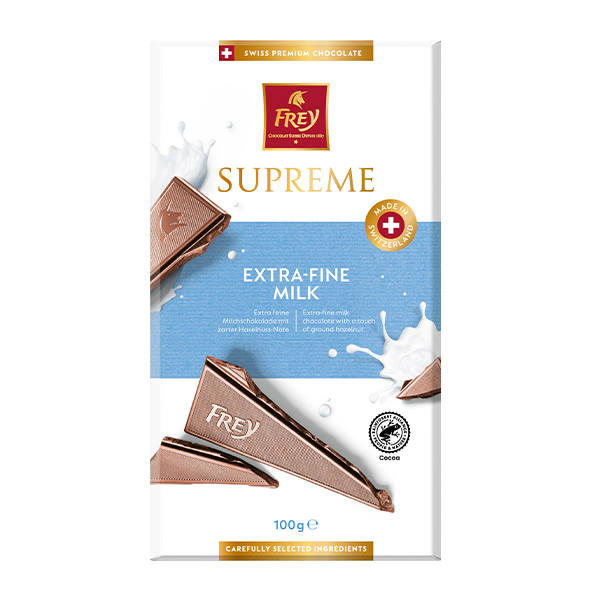 Frey Supreme Extra feine Milchschokolade, 100g Tafel