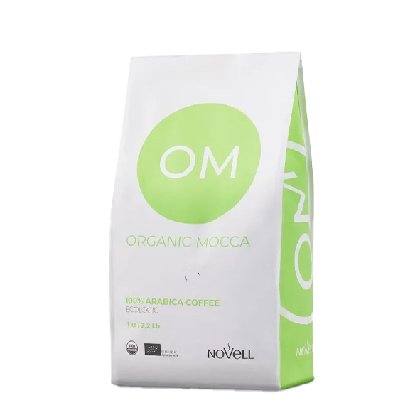 Novell Organic Mocca Bio-Espresso, 1000g ganze Bohne