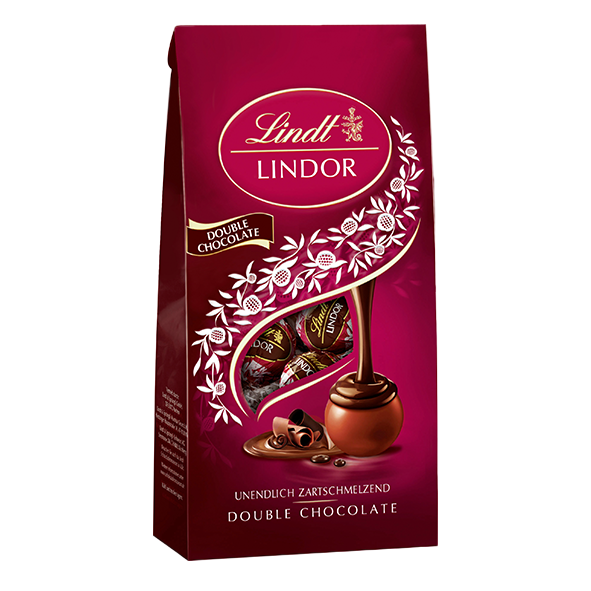 Lindt Lindor Kugeln Double Chocolate, 137g