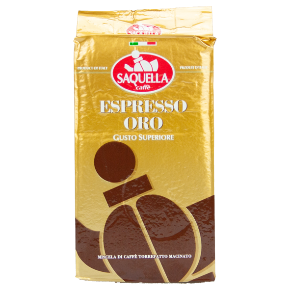 SAQUELLA Espresso Oro, 250g gemahlen