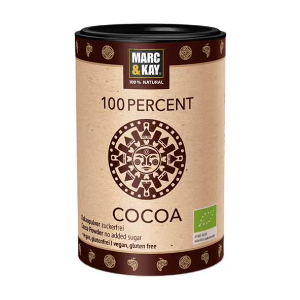 Marc &amp; Kay Bio 100 Percent Kakaopulver, 175g