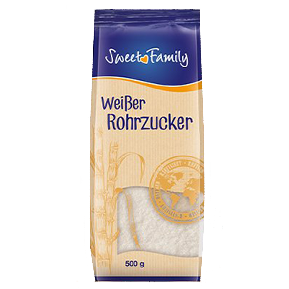 Sweet Family Weißer Rohrzucker, 500g