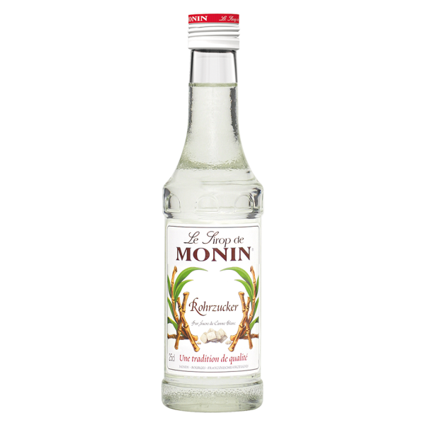 Monin Sirup Weißer Rohrzucker, 0,25L