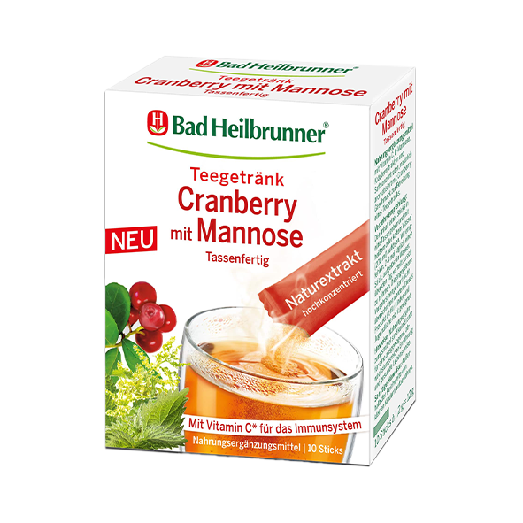 Bad Heilbrunner® Cranberry mit Mannose, 10 Sticks